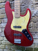 Custom Built Partscaster J Style Classic Bass Candy Apple Red