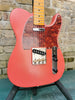 Hillsound Custom Built Partscaster T Style Fiesta Red Maple Aged Finish