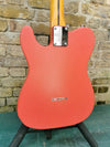 Hillsound Custom Built Partscaster T Style Fiesta Red Maple Aged Finish