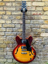 Hondo H935CHS MKii Deluxe Hollow Body Cherry Sunburst Pre Owned 1982/4 Korea